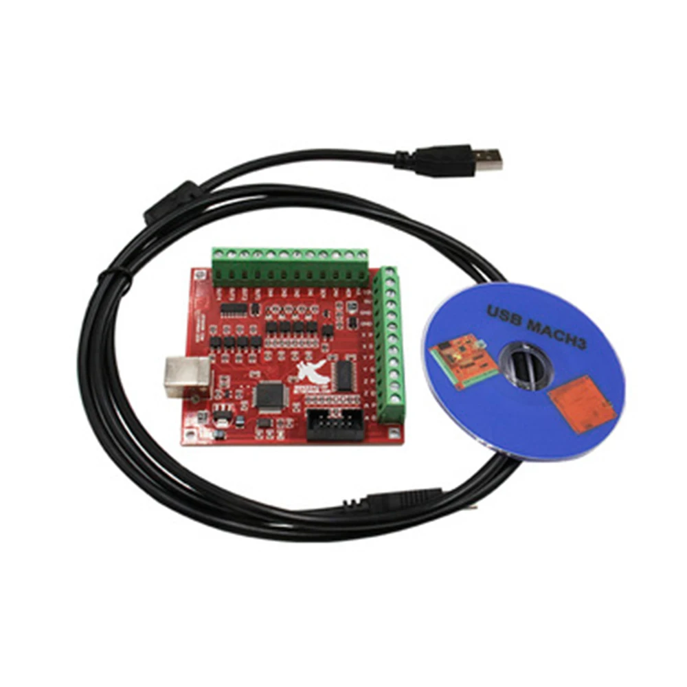 Mach3 Usb Cnc Controller 4 Axis 100Khz - 3개/세트: MACH3 브레이크아웃 보드 1개 +